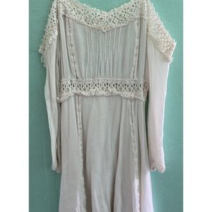 White off the shoulder dress